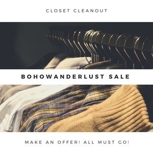 Closet Cleanout. All must go!